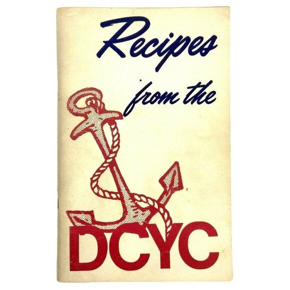 Vintage DCYC Cookbook Recipes Retro Nautical Kitchen Collectible - Picture 1 of 8